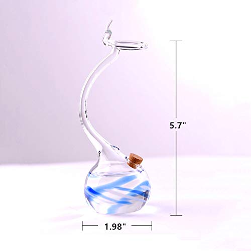 Earlyred Glass Dip Pen Washing Holder Crystal Inkwell Signature Fountain Pen Seat Office Student Graduation Birthday Present Gift (Penholder only) - Image 2
