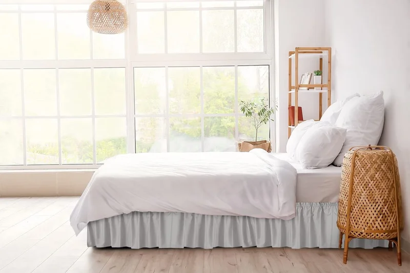 كارسو هوم Karsuhome Bed Base Ruffle / Bed Base Skirt Single