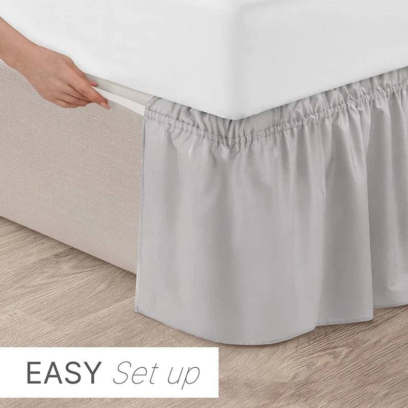 كارسو هوم Karsuhome Bed Base Ruffle / Bed Base Skirt Single