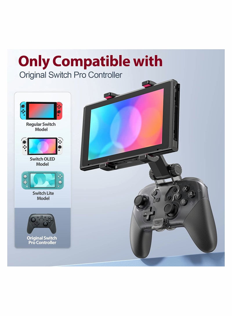 Barakah حامل وحدة تحكم Switch Pro قابل للتعديل متوافق مع OLED Lite - Image 2