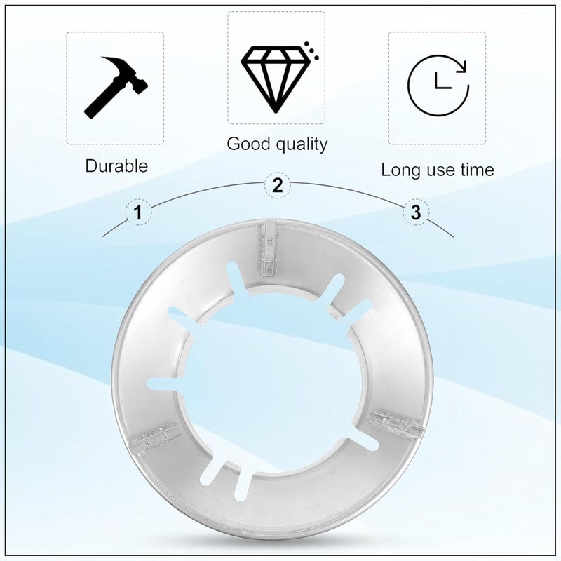 GLUN® ® Gas Saver Burner Dish, Energy Saving Gas Stove Stand, Windproof Energy Saving Stand Metal Body Pack of 2 - Image 2