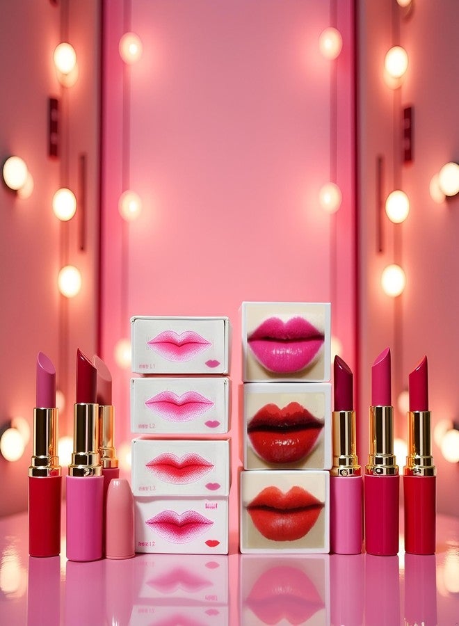Sluswallow 3 Pcs Lip Liner Stencils Lip Painting Template Women Lip Make Up Mold Card Beginner Cosmetic Aid Tools, Lip Liners - Image 2