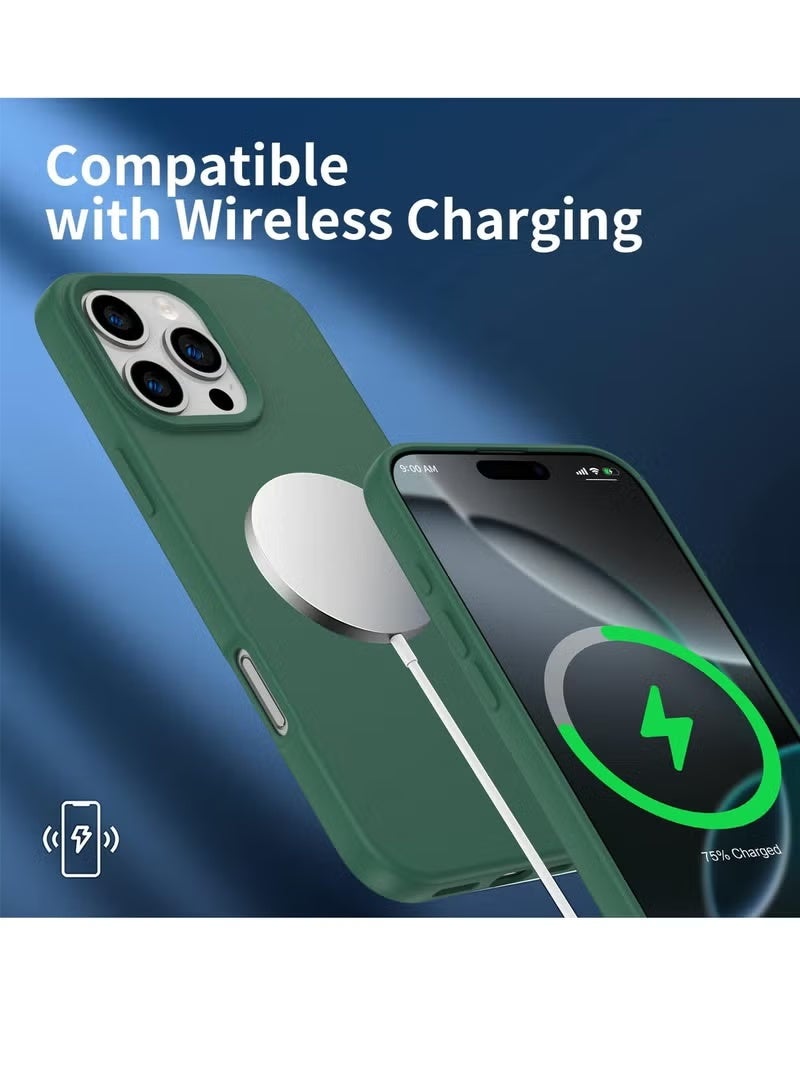 أوميكسبرو جراب مصمم لهاتف iPhone 16 Pro Max جراب سيليكون فائق النحافة مقاوم للصدمات مع بطانة ناعمة من الألياف الدقيقة المضادة للخدش وحماية محسنة للكاميرا جراب هاتف لهاتف 16 Pro Max - Image 3