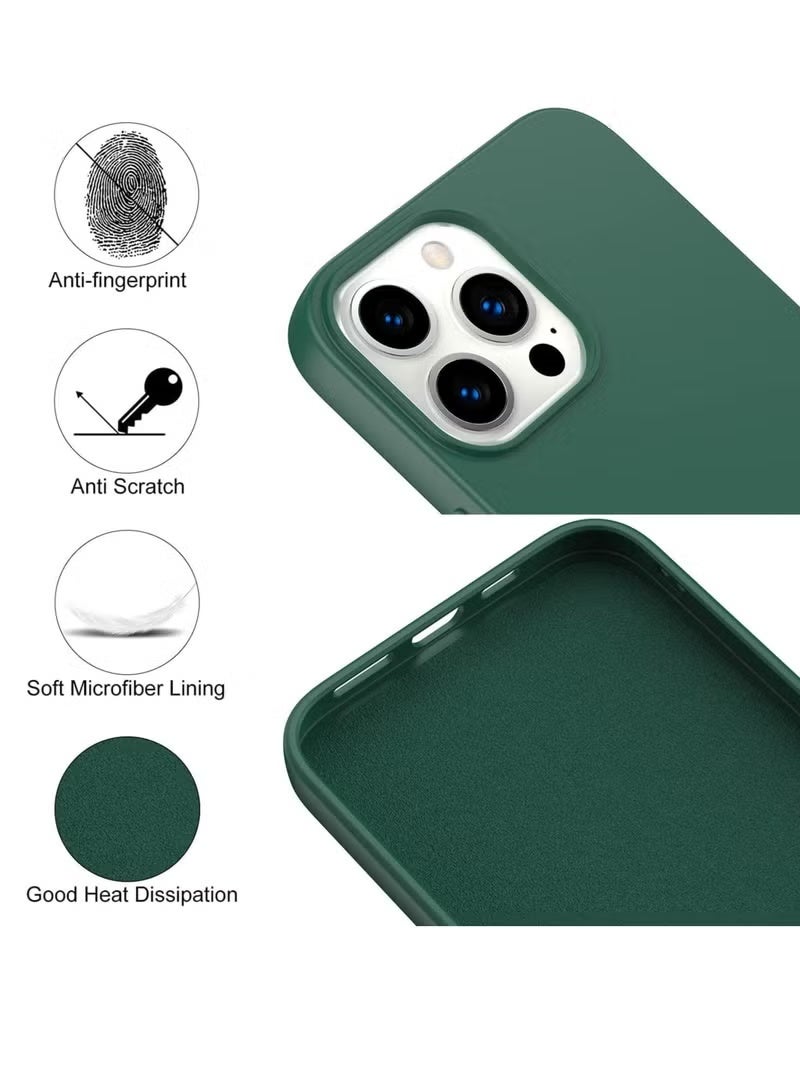 أوميكسبرو جراب مصمم لهاتف iPhone 16 Pro Max جراب سيليكون فائق النحافة مقاوم للصدمات مع بطانة ناعمة من الألياف الدقيقة المضادة للخدش وحماية محسنة للكاميرا جراب هاتف لهاتف 16 Pro Max - Image 4