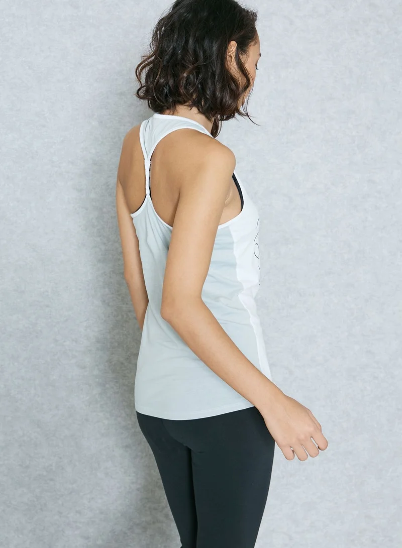 Only Play Slogan Tank Top