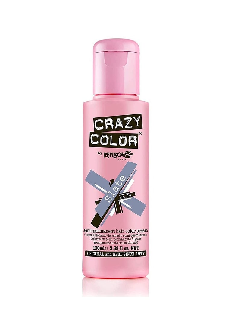 Crazy Color Metallics Slate 74 100ml  - Image 1