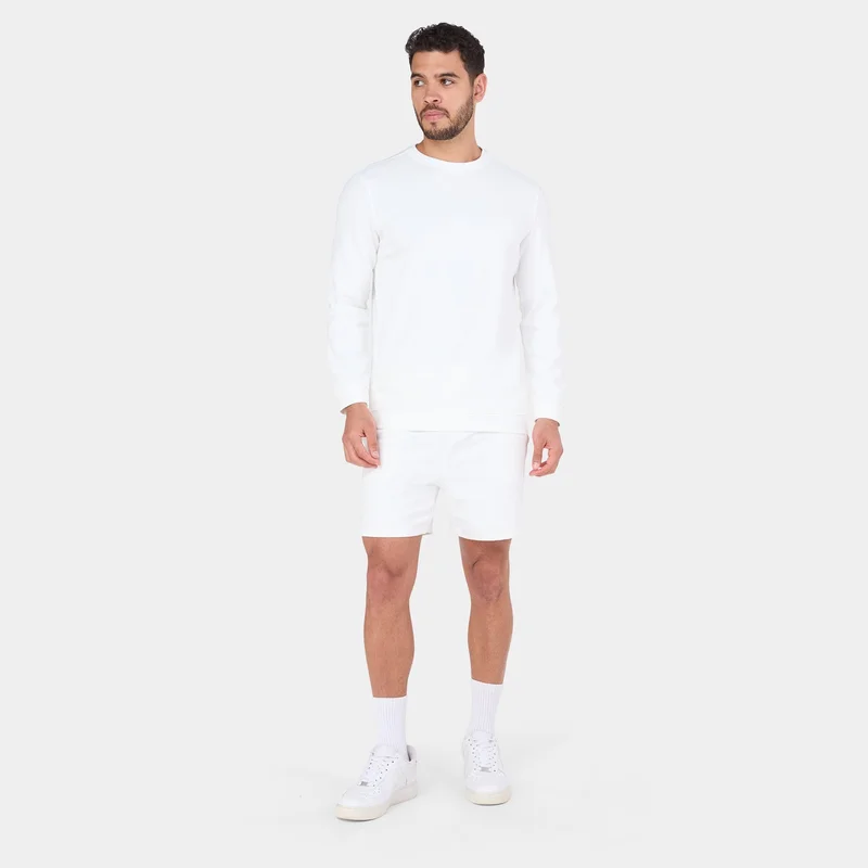 Sun And Sand Sports White Men's Waffle Sweatshirt for Men | Best Price UAE