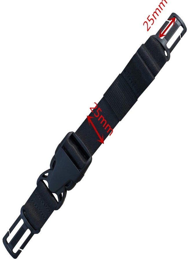 Amlrt HDHYK Backpack Chest Strap- Nylon -Suitable for Webbing on The Backpack up to1in. Black - Image 2