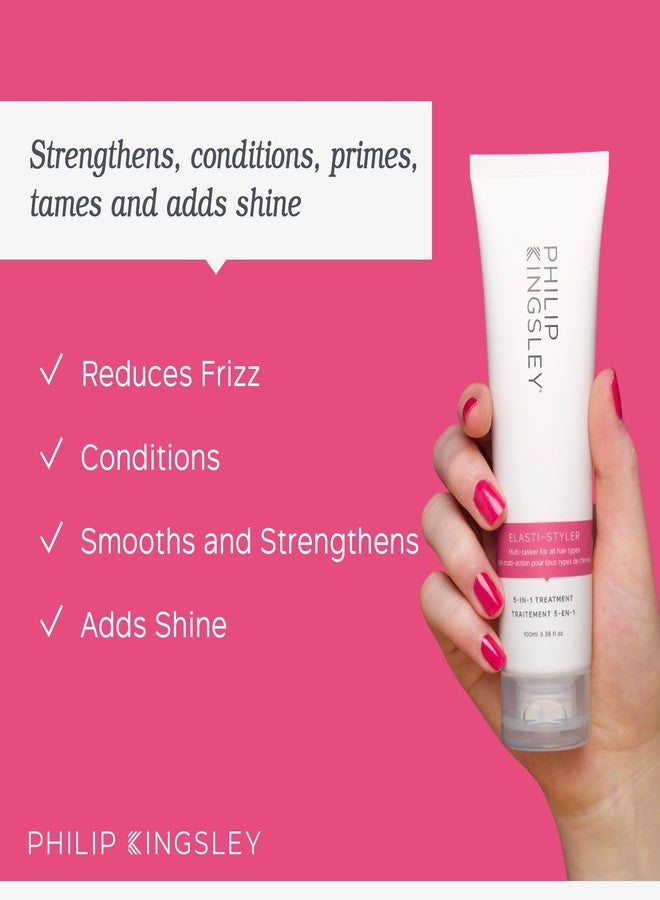 فيليب كينجزلي فيليب كينغسلي | إيلاستي ستايلر | سيروم تصفيف الشعر 5 في 1 | قناع كريمي لتصفيف الشعر | مضاد للتجعد، ينعم الشعر، يهيئه، يروضه، ويضيف لمعاناً | 1.35 أونصة - Image 3