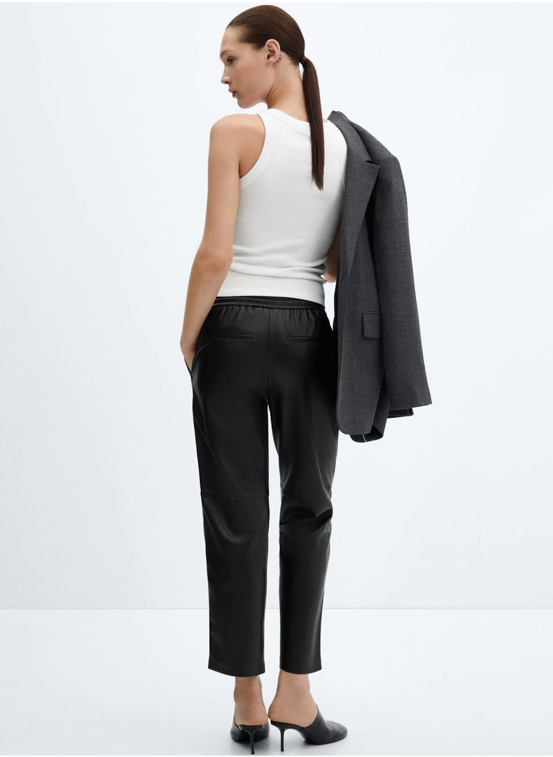 MANGO - High Waist Pants - Image 1