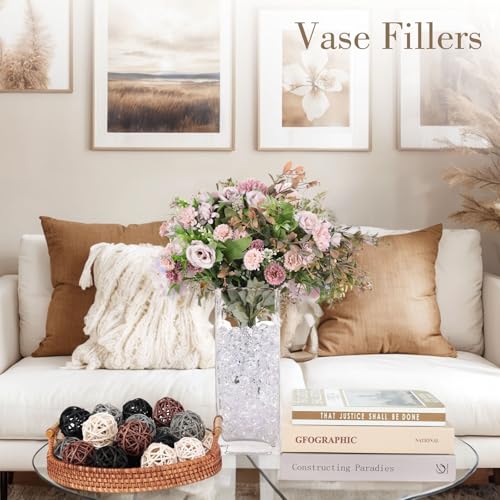 DomeStar Fake Ice, 150PCS Fake Diamonds, Plastic Diamonds Acrylic Rocks Vase Fillers for Centerpieces Wedding Party Table Scatter Food Display - Image 2