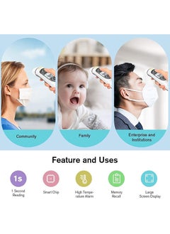 SKY-TOUCH Forehead And Ear Touchless Digital Infrared Thermometer With Lcd Screen, Memory Recall, Fever Alarm, Auto Shutdown  - Image 4