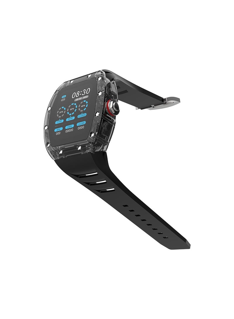 Goaltage SW01 Lucid Smart Watch with Water Resistant, NFC Payment, and Sleep, Heart Rate, Pressure, and Oxygen Monitoring - Black - Image 5