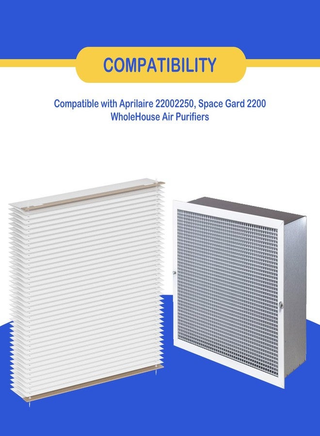 Roninby 201 Air Filter Replacement Compatible with Aprilaire 2200 2250, Space Gard 2200 Air Cleaner Purifier and Lennox PMAC-20C X0445, Compare to Part #201, MERV-10 Air Filter, 3 Pack - Image 4