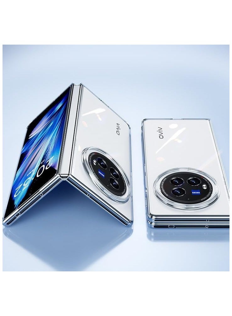 general VIVO X Fold 3 Pro Case Clear, 【Anti-Yellow】 Ultra-Thin Slim Fit Transparent Hard PC Protective Phone Case for Vivo X Fold3 Pro - Image 4