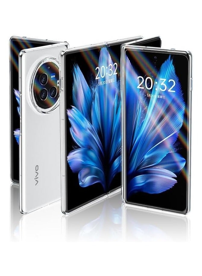 general VIVO X Fold 3 Pro Case Clear, 【Anti-Yellow】 Ultra-Thin Slim Fit Transparent Hard PC Protective Phone Case for Vivo X Fold3 Pro - Image 1