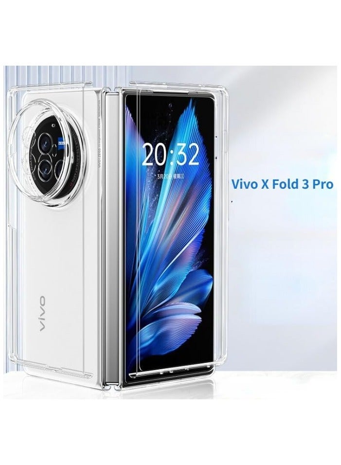 general VIVO X Fold 3 Pro Case Clear, 【Anti-Yellow】 Ultra-Thin Slim Fit Transparent Hard PC Protective Phone Case for Vivo X Fold3 Pro - Image 2