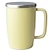 ForLife FORLIFE Dew Satin Finish Brew-In-Mug with Basket Infuser & Stainless Lid 18 oz., Lemon Grass - Image 2