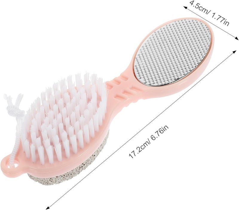 FOMIYES Multi-Functional Foot Scrubber Brush with Pumice Stone 1pcs Pedicure File Tool for Household Foot Care Dead Skin Exfoliating and Callus Removal at Home and Salon - Image 2