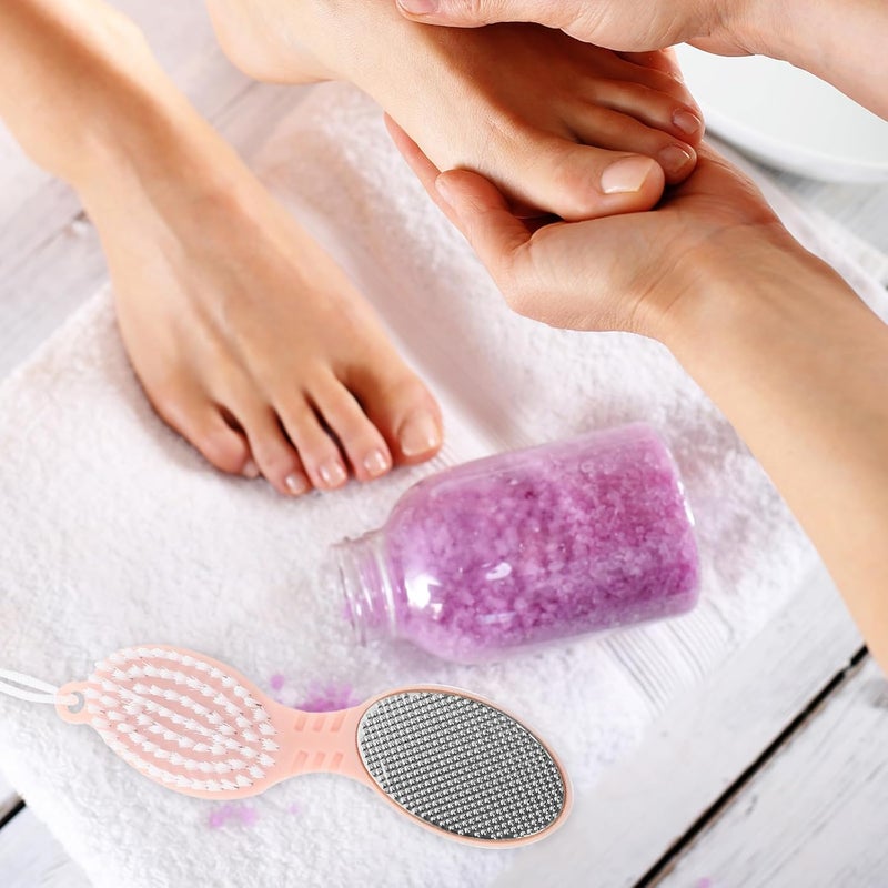 FOMIYES Multi-Functional Foot Scrubber Brush with Pumice Stone 1pcs Pedicure File Tool for Household Foot Care Dead Skin Exfoliating and Callus Removal at Home and Salon - Image 5
