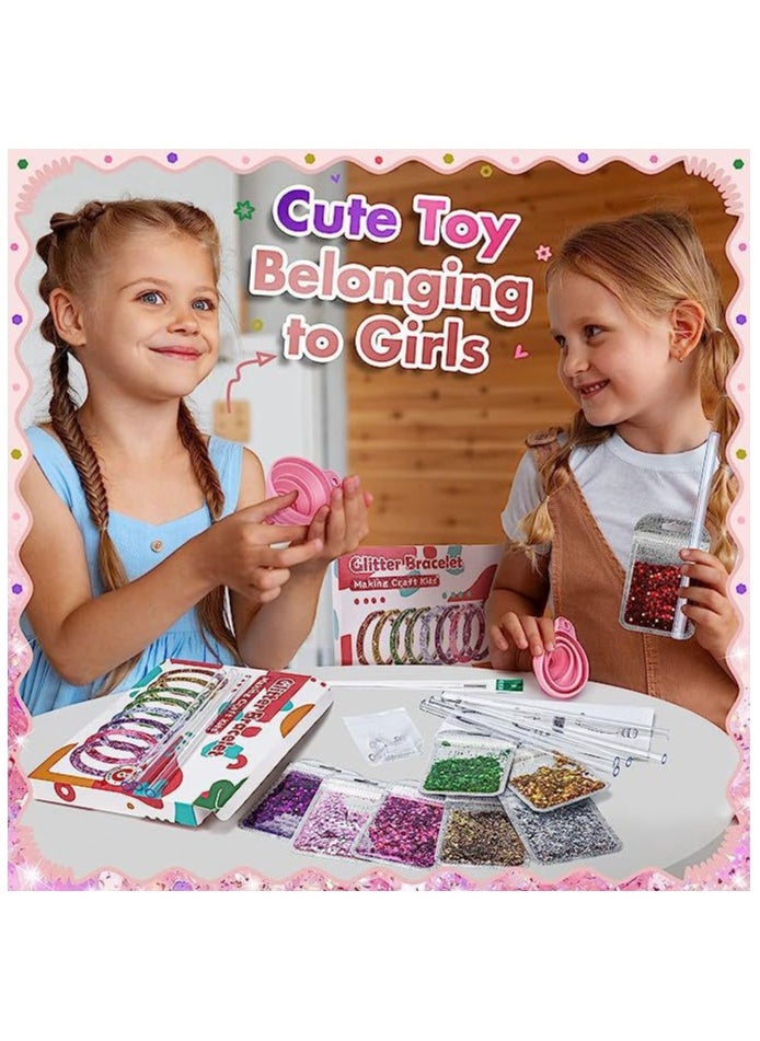 KASTWAVE Kids Bracelet Making Kits Gifts: Toys Age 5 6 7 8 9 10 Arts and Crafts Sets for Birthday Party Bag Fillers Supplies Toy for 4-11 Year Old Girl Boy Friendship Bracelet Craft Kit Presents1  - Image 3