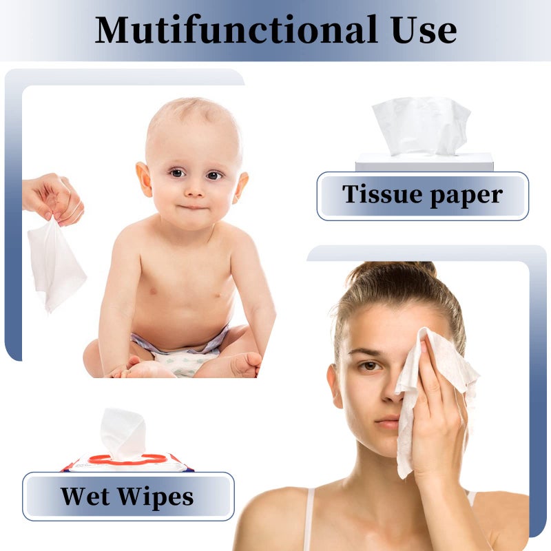 Lovppy 2Pcs Baby Wipes Dispenser, Diaper Wipe Holder with Lid, Refillable Wipes Case Container with Sealing Design, Flushable Wipes Pouch Case Storage Box for Bathroom, Keeps Wipes Fresh Easy Open & Close - Image 5