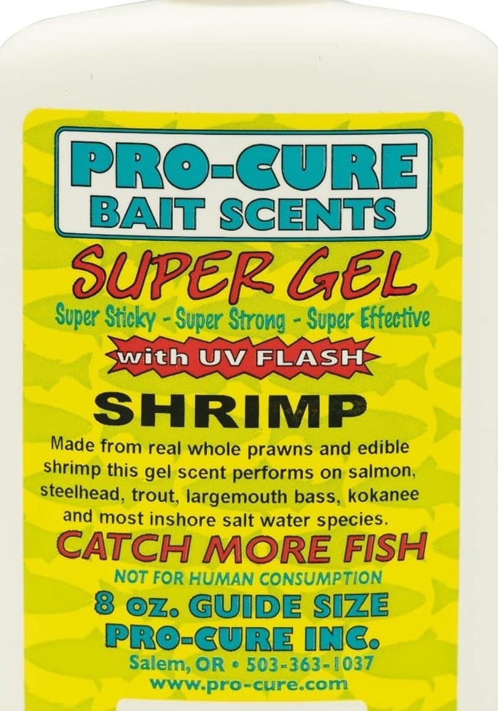 PROcure Pro-Cure Shrimp Super Gel - 8 Ounce Fishing Scent Attractant - Image 1