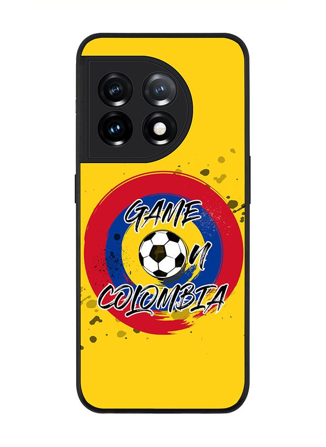 Stylizedd - Rugged Black edge case for OnePlus 11R 5G / OnePlus Ace 2 Slim fit Soft Case Flexible Rubber Edges Anti Drop TPU Gel Thin Cover - Game on Colombia - Image 1