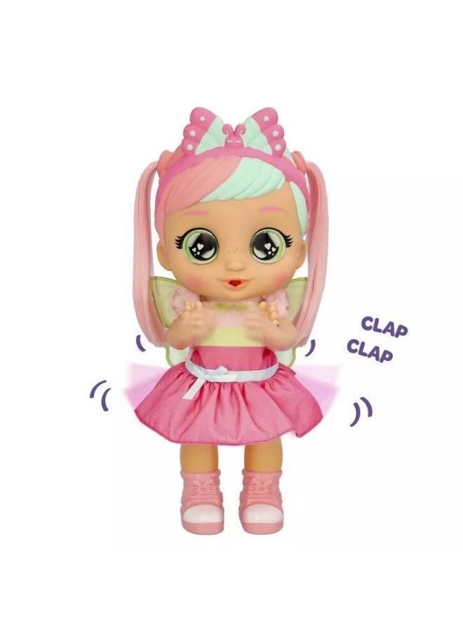 Cry Babies Bella's Morning Routine Interactive Baby Doll | Claps & Dance | Makes Realistic Baby Sounds | Collectible Soft Doll | Nurturing and Imaginative Play | Sensory Development | Gift for Toddler & Kids - Image 1