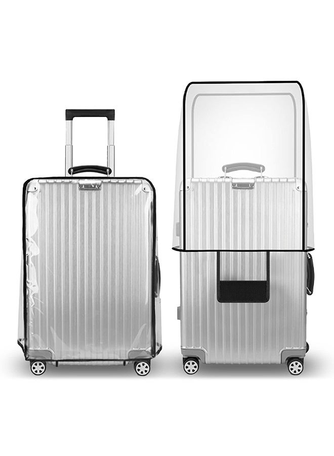 Tersely Premium PVC Luggage Protector 66cm/26" - Waterproof, Dustproof & Anti-Scratch Suitcase Covers for Travel Check-in Luggage Protection Rainy Days & Dirt-Resistant - Image 1