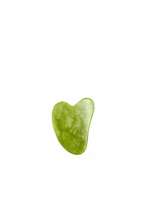 Gua Sha Facial Tool, Natural Guasha Jade StoneGua Sha Board Jade Stone Guasha Scraping Massage Tool Facial Massager for Face Eyes Neck Body Skin Lifting & Tightening (GSM1)GuaSha Board Gua Sha Sc Massage Tool with Smooth Edge for Physical Therapy and SPA Acupuncture Therapy Used for Face, Eyes, Neck and Body (1PC) GSHN1