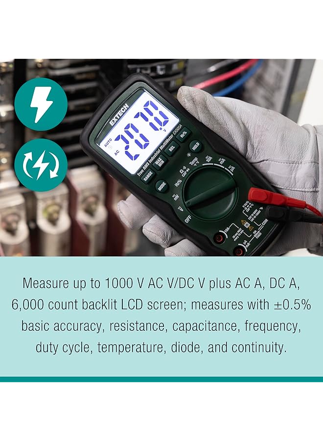 Extech Ex505A Heavy Duty True Rms Multimeter - Image 5