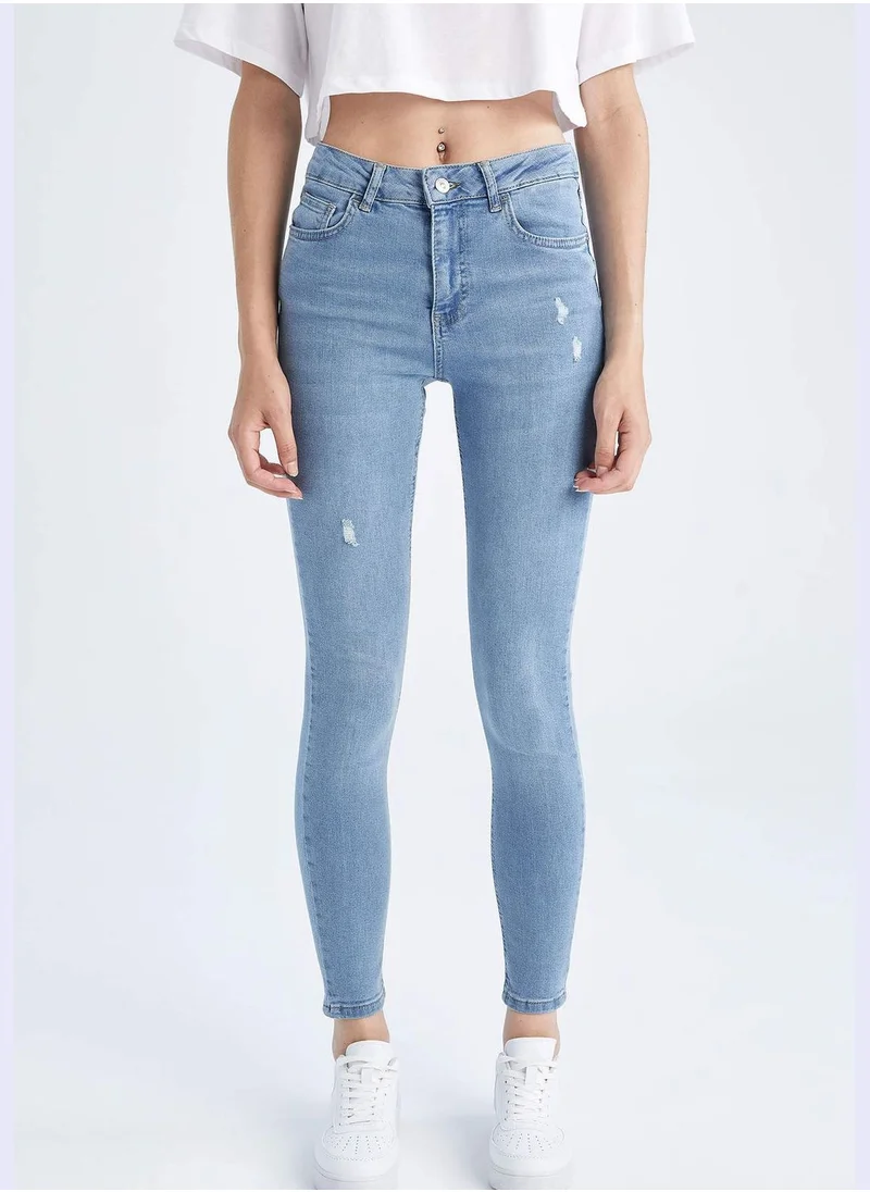 DeFacto Woman Skinny Fit Denim Trousers