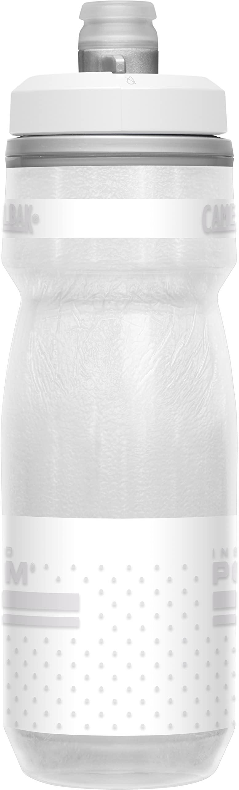 CamelBak Podium Chill Insulated Bike Water Bottle - Easy Squeeze Bottle - Fits Most Bike Cages - 21oz  Reflective Ghost - Image 4