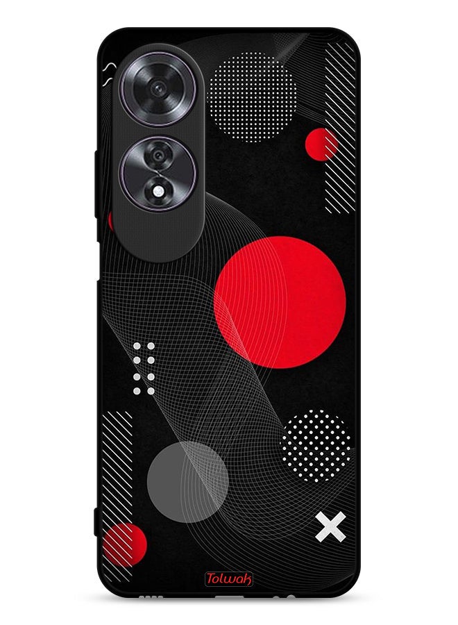 Tolwak Oppo A60 Protective Case Cover Round And Cross Shape Pattern - Image 1