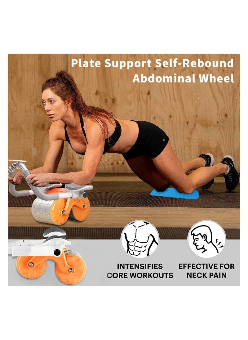 Joshberg Abs Exercise Wheel Roller,Abdominal Exercise Roller Wheel,Abdominal wheel roller with Timer and Knee Mat Core Exercise Equipment, for Men Women  - Image 2