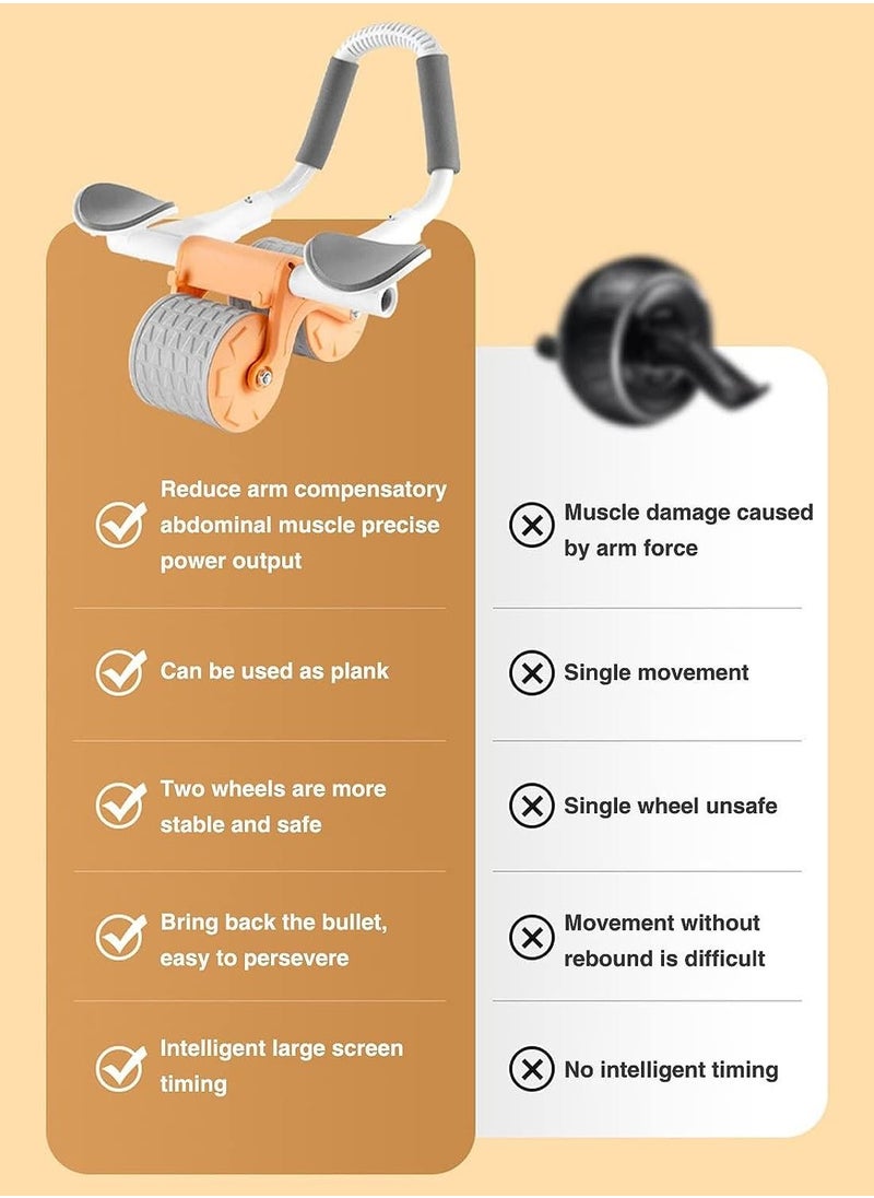 Joshberg Abs Exercise Wheel Roller,Abdominal Exercise Roller Wheel,Abdominal wheel roller with Timer and Knee Mat Core Exercise Equipment, for Men Women  - Image 5