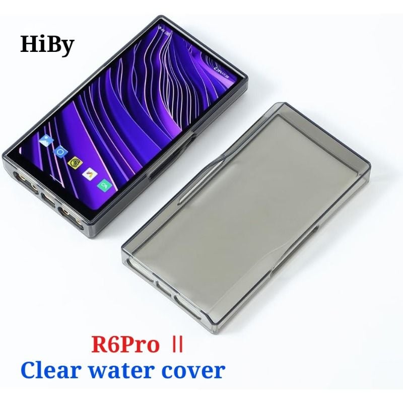 HiBy R6 Pro II Soft Crystal Clear TPU Skin Protective Case, Transparent - Image 1