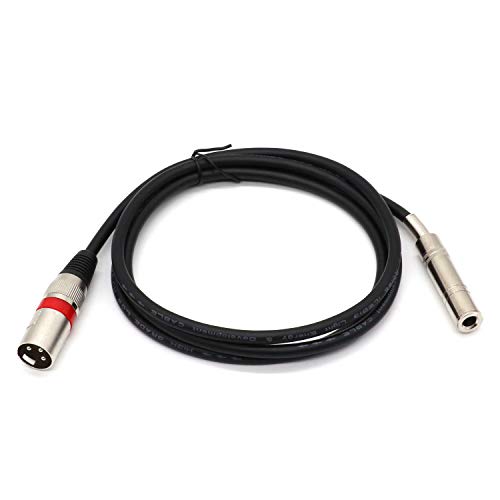SiYear 6.35 mm 1/4" Female to XLR Male Adapter Cable,Quarter inch TS/TRS to XLR 3 Pin Interconnect Cable (10Feet) - Image 5