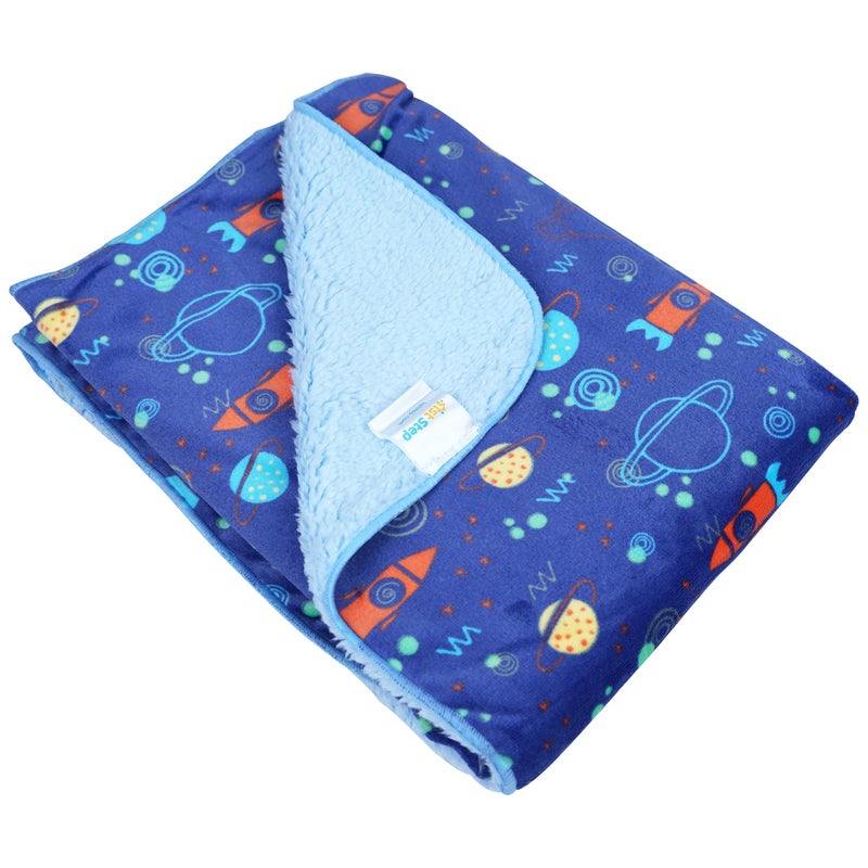 1ST STEP Printed Fleece Blanket (Space) - Image 2