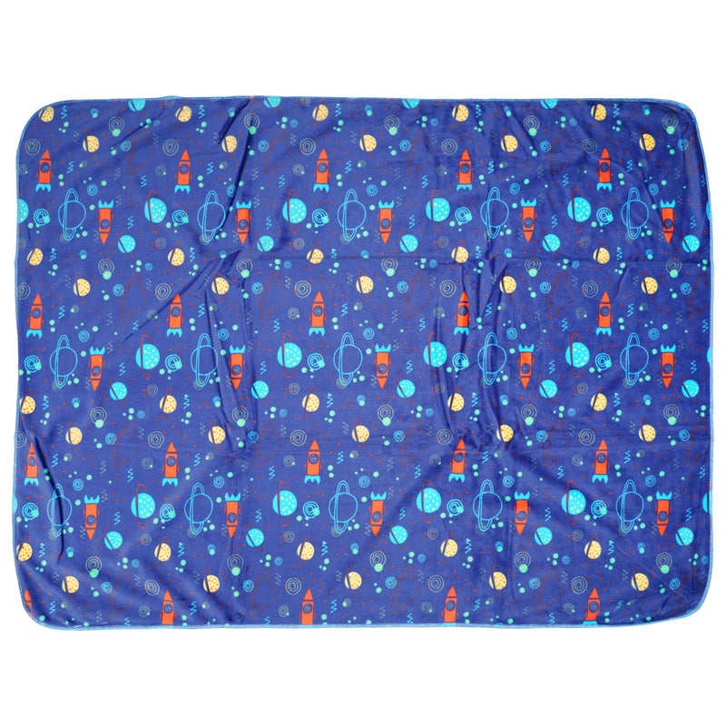 1ST STEP Printed Fleece Blanket (Space) - Image 5