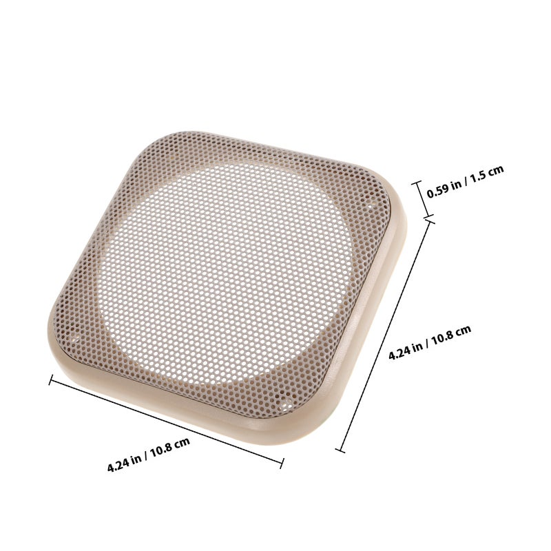 Speaker Cover with Durable Plastic Frame for 4 Inch Car Audio Protection - Image 2