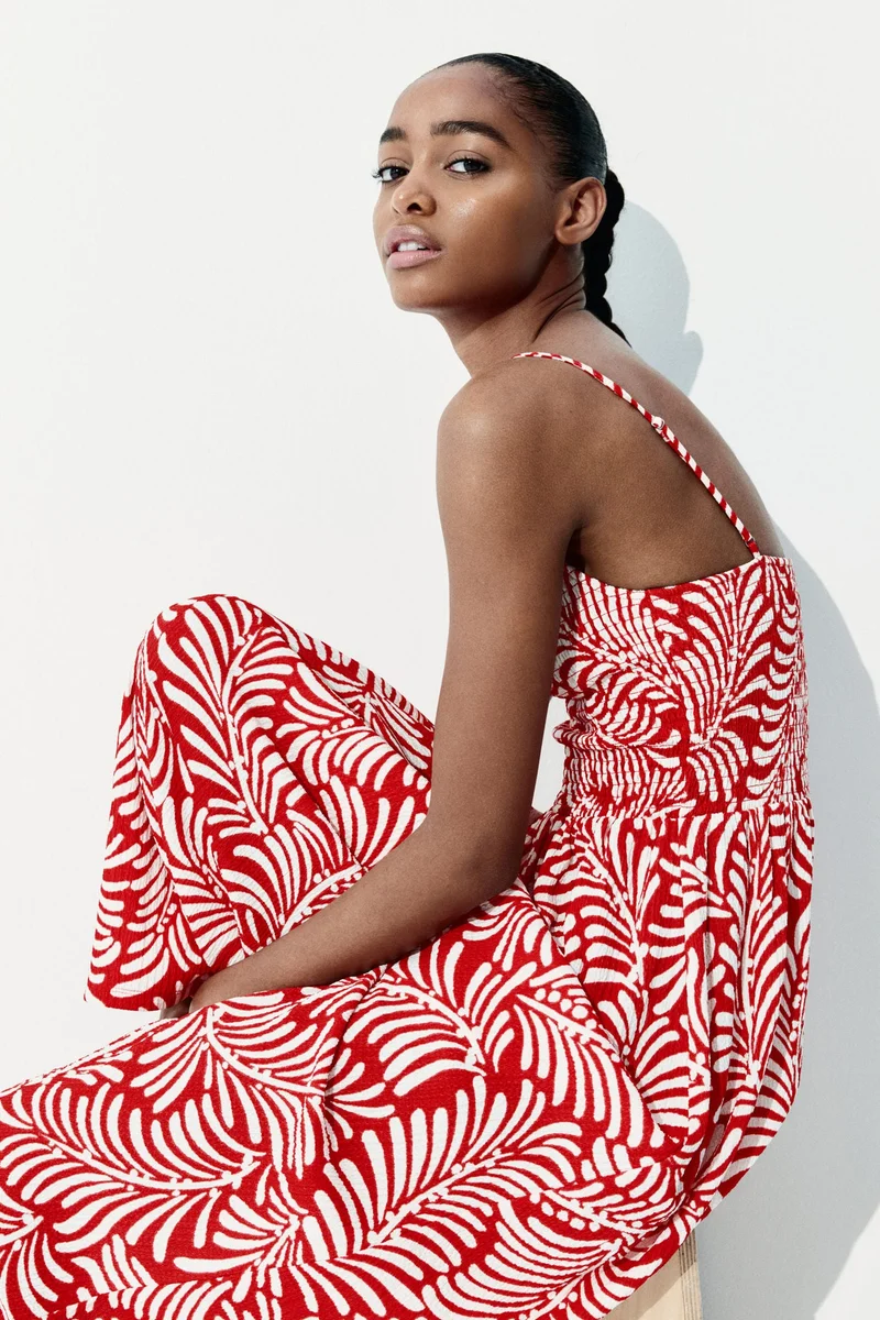 H&M Smocked strappy dress