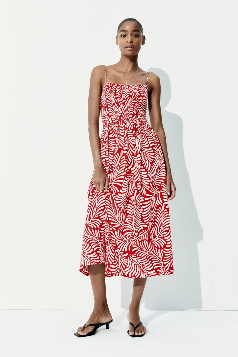 H&M Smocked strappy dress