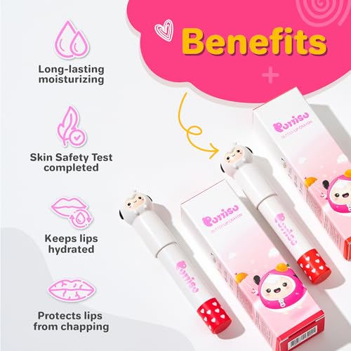 Puttisu Shea Butter Lip Balm For Kids - Hypoallergenic, Moisturizing, And Adorable Design For Little Ones (Coco Cherry), 1 Count - Image 3