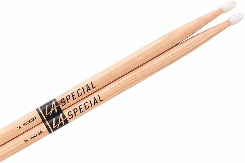 ProMark LA Specials Drum Sticks - 7A Drumsticks - Drum Sticks Set - Oval Nylon Tip - Hickory Drum Sticks - Consistent Weight and Pitch - 1 Pair - Image 3