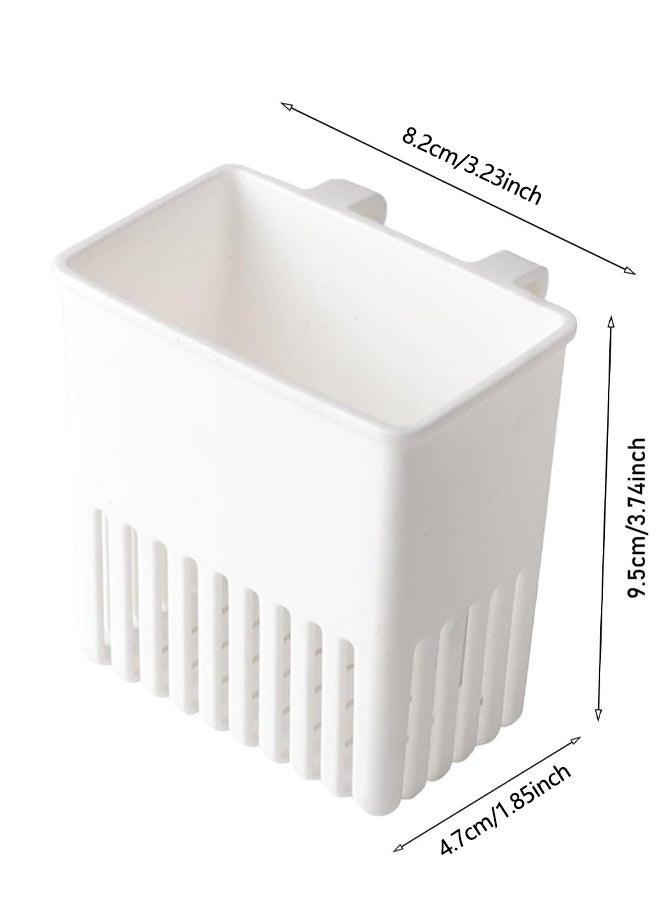 2 PCS Cutlery Drainer Drying Basket For Sink, Compact Kitchen Utensils Holder, Dish Hanging Drain Rack For Forks, Spoons, Knives & Chopsticks - Image 2