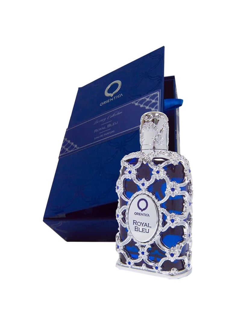 Orientica Orientica Luxury Collection Exclusive Royal Bleu Extrait de Parfum  27oz80ml  Fragrance for Women  Womens Perfume with Notes of Bergamot Jasmine Vanilla  Musk 