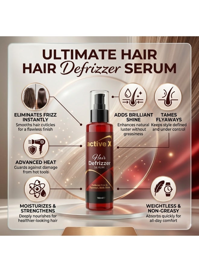 ActiveX Hair Defrizzer Serum 150ml – Anti Frizz Hair Serum for Smooth, Shiny & Sleek Hair - Image 2