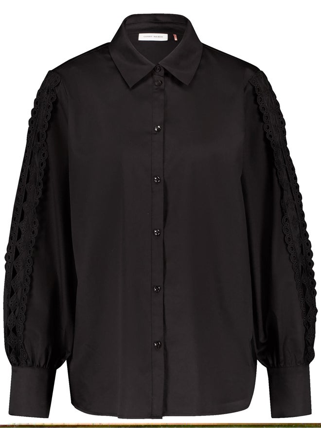 GERRY WEBER Embroidered Long Sleeve Shirt  - Image 1